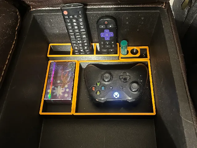 Couch Center Console Organizer easy to customize to your space