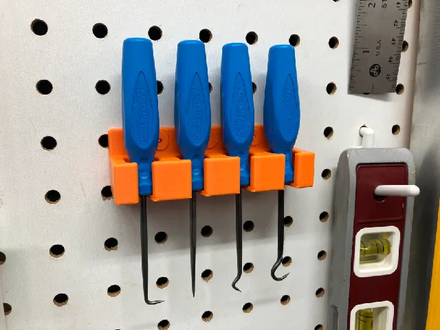 Channellock Hook & Pick Set Holder – Hardboard Pegboard Edition