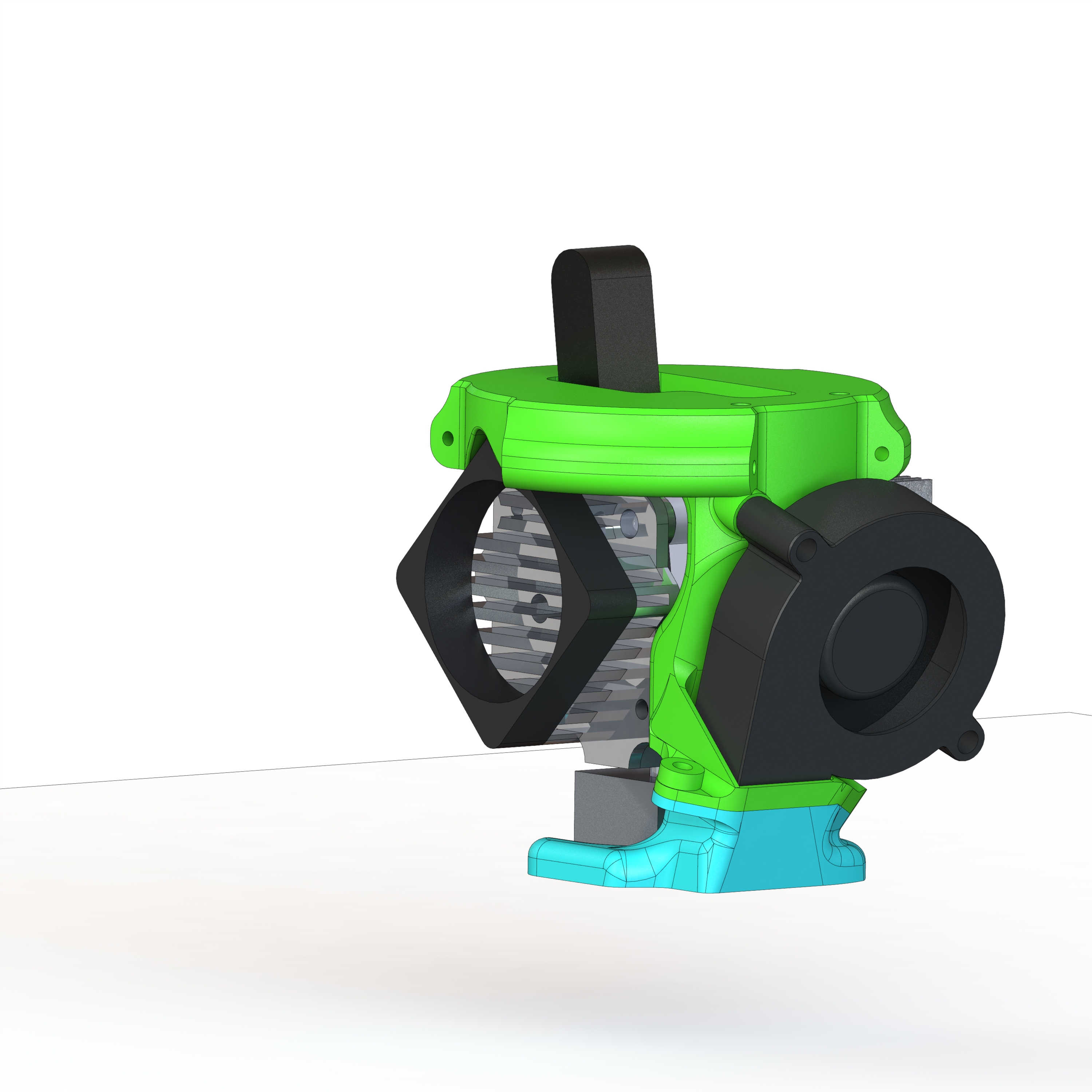 Anycubic Kossel Linear Plus Effector for E3D Titan Aero Hotend