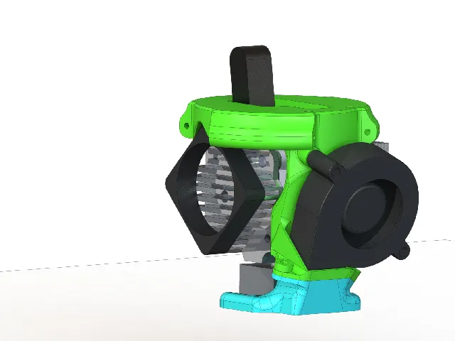 Anycubic Kossel Linear Plus Effector for E3D Titan Aero Hotend