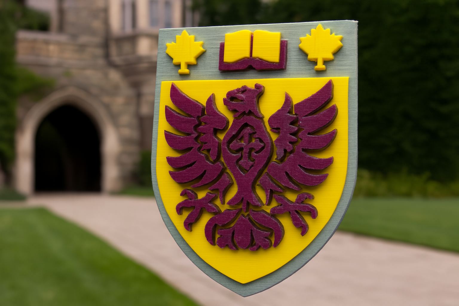McMaster University Logo Coat of Arms Crest