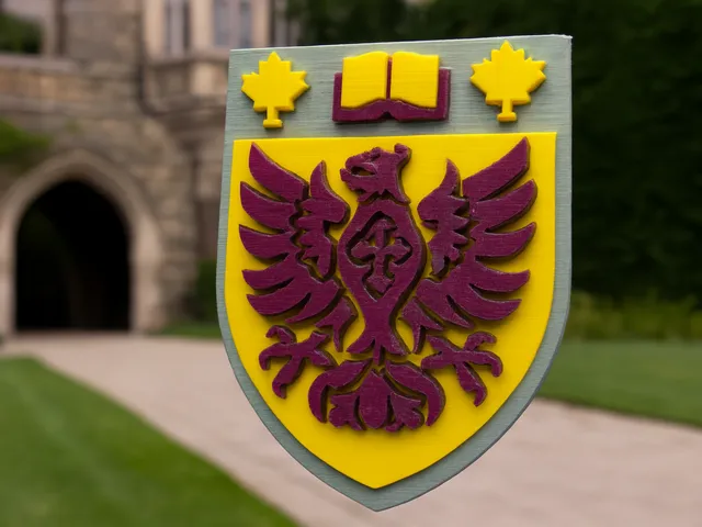 McMaster University Logo Coat of Arms Crest