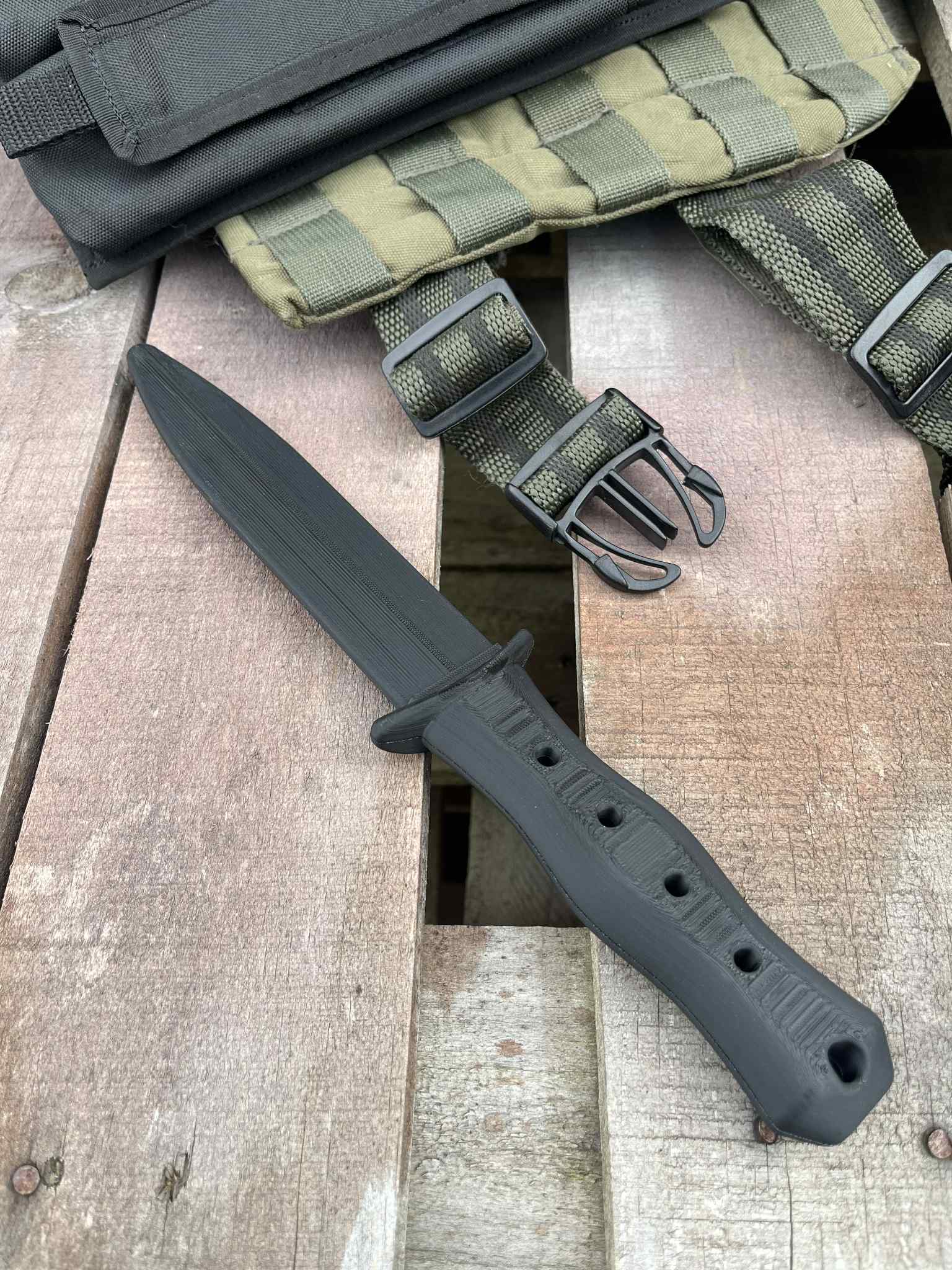 Training knife, airsoft, larp
