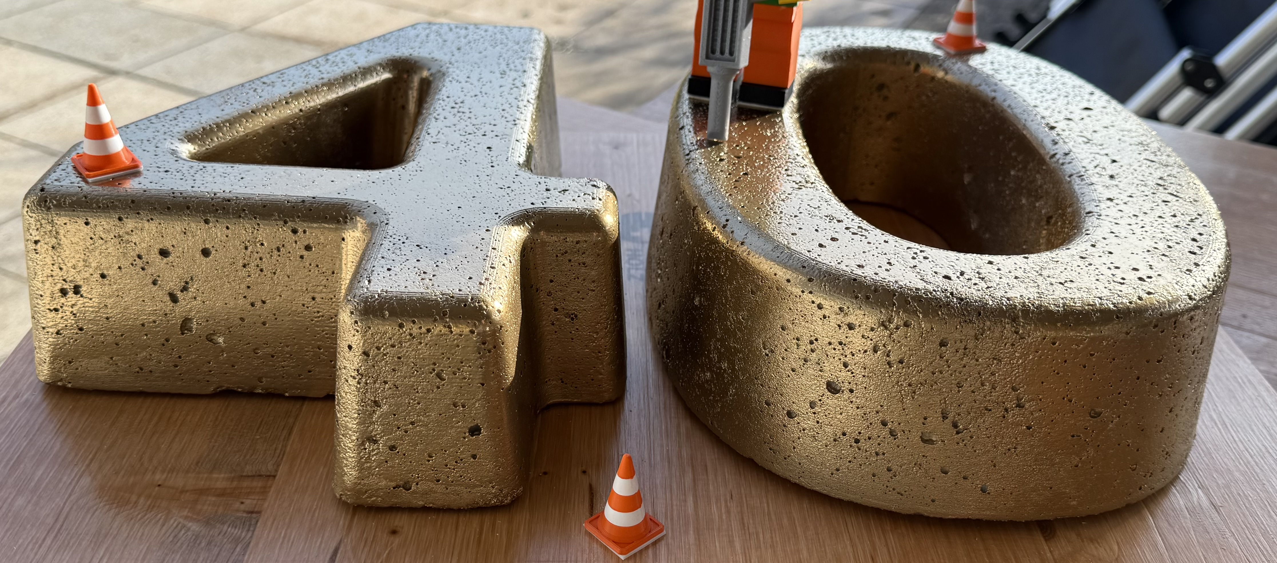 40TH aus Beton / 40TH made of concrete