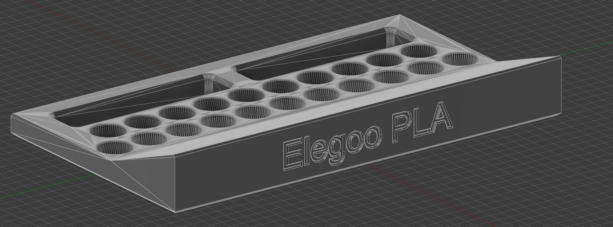 3d Benchy Dry Dock Display Stand Base with Text