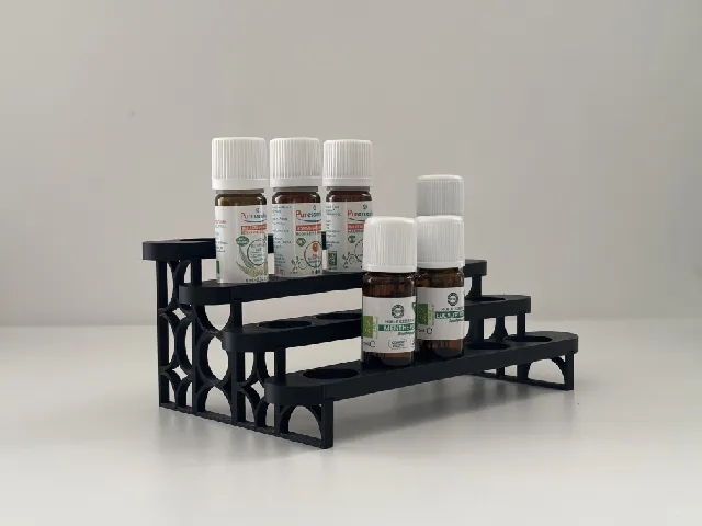 Stand for essential oil bottles
