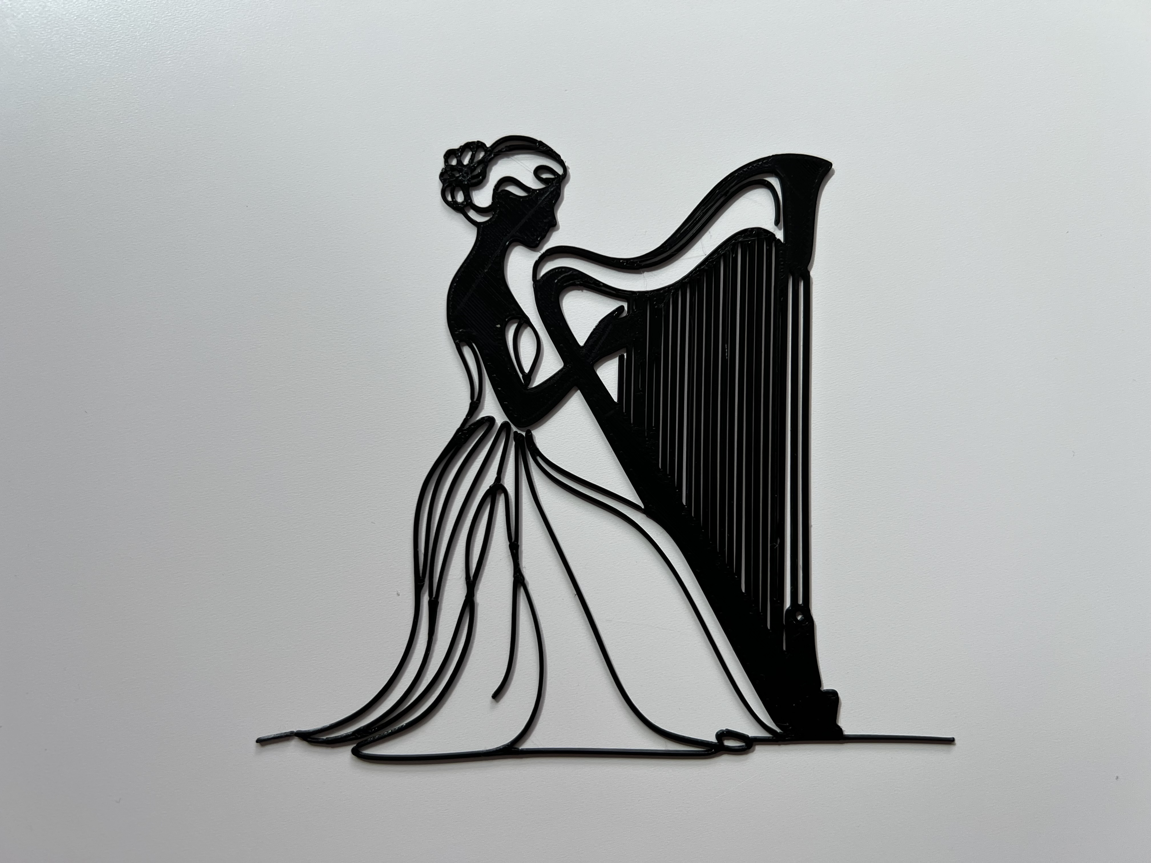 Harp Wall Art #1
