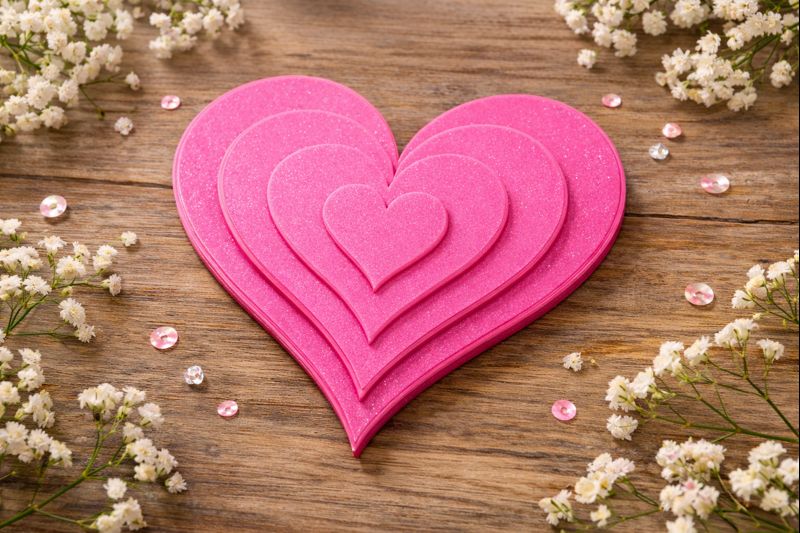 Hearts – Custom Text — miniatura 4