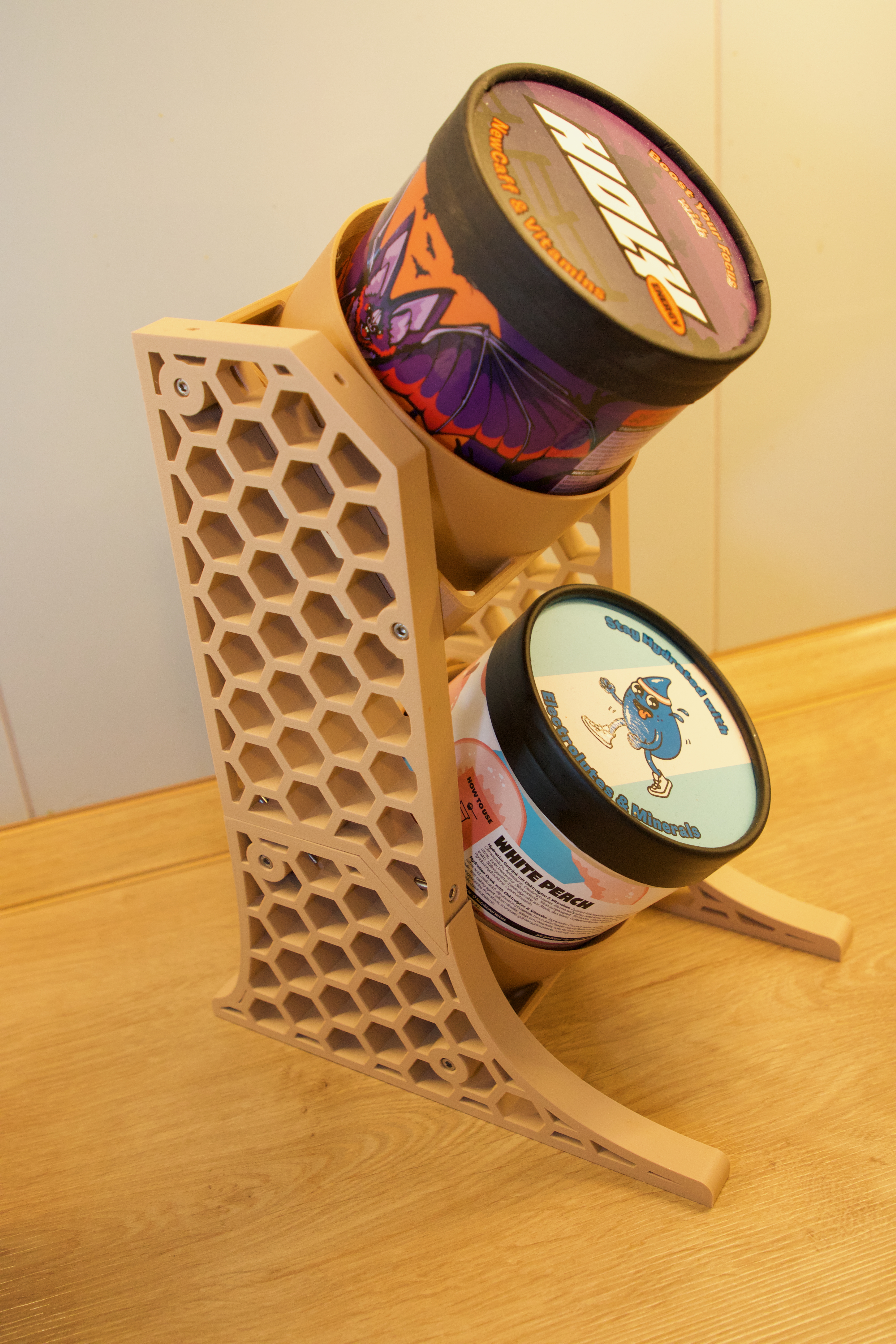 HOLY Energy Drink Tube Stand - Modular, Space-Saving Design for Your Kitchen