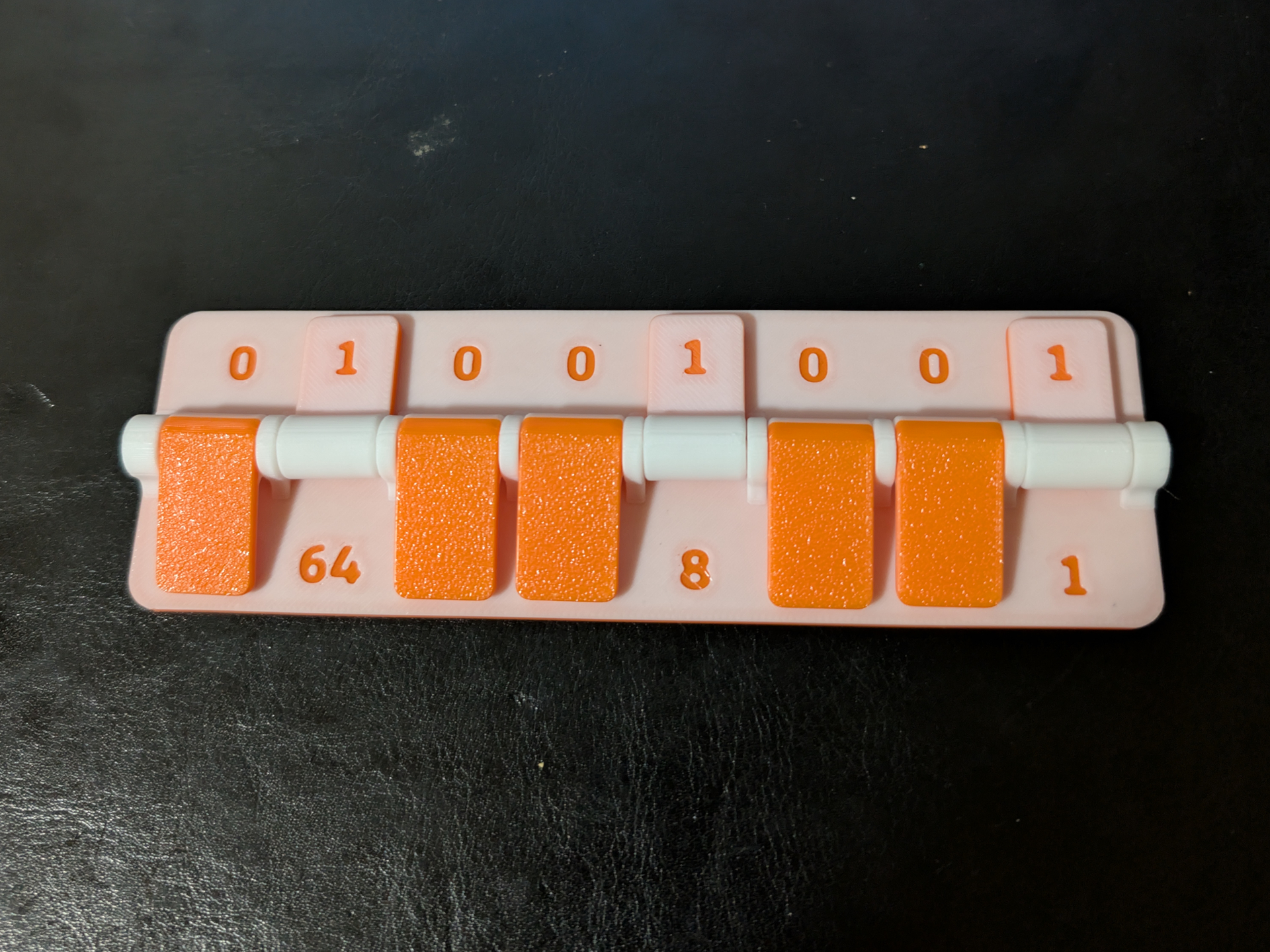 8-bit Binary to Decimal Converter Tool - Press and Clip remix