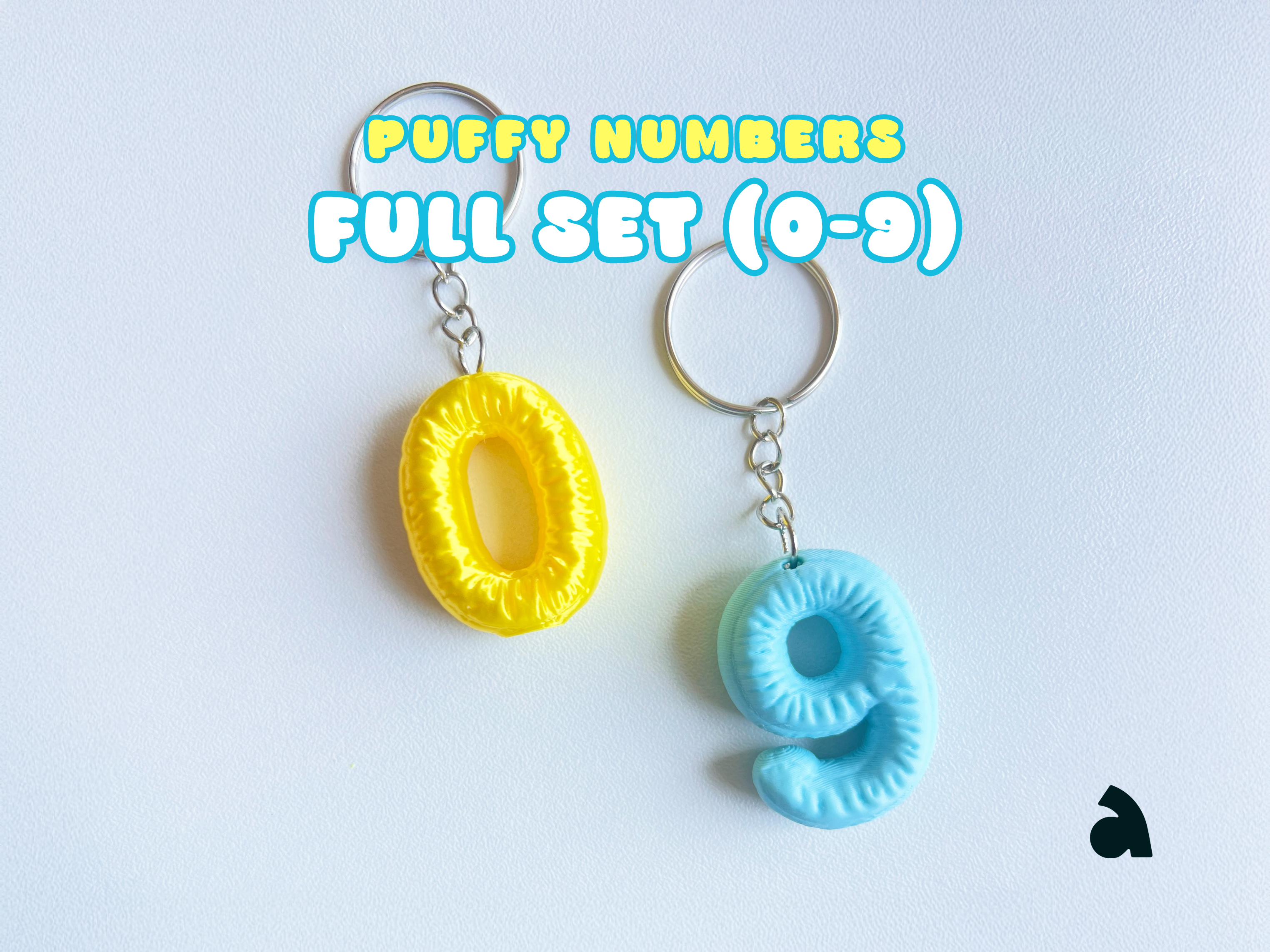 Puffer Numbers | Full 0-9 Set