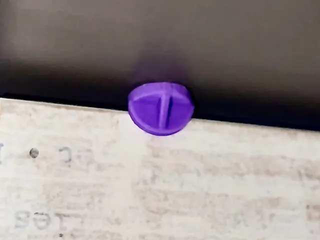 Door stop pin
