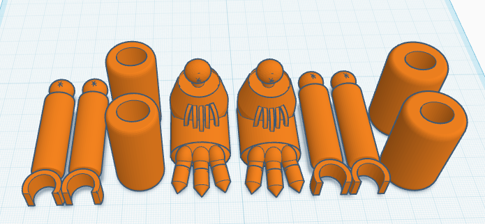 Fred's leg's and feet 3D model