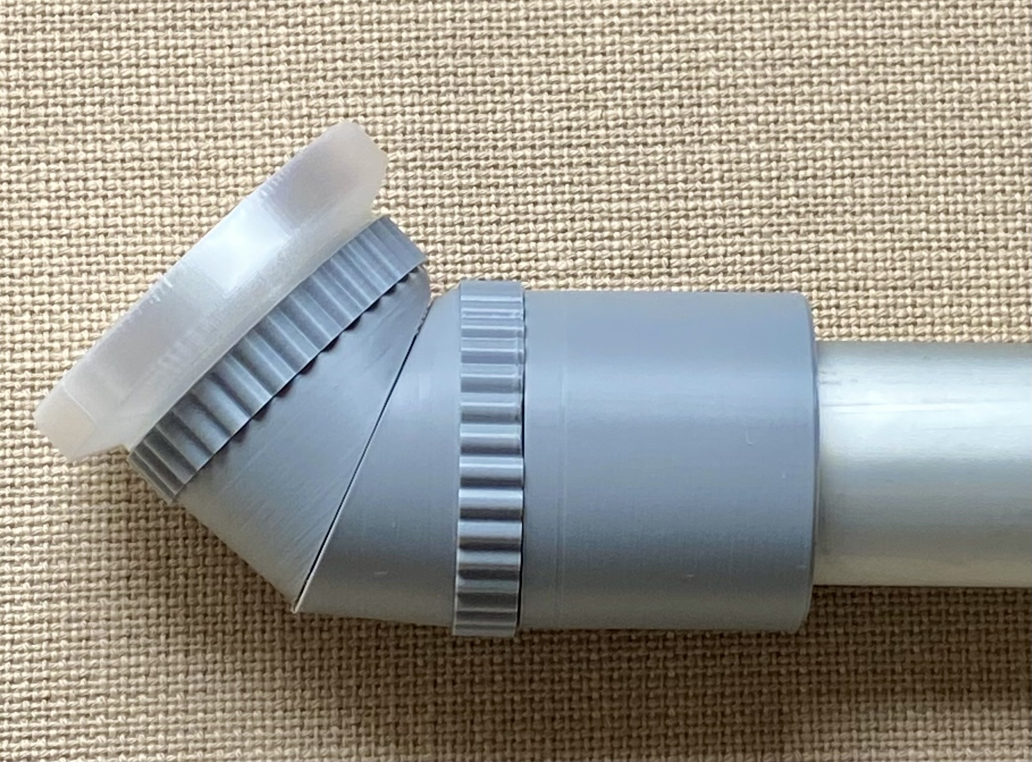 Adjustable 0-45 deg rotaing angle joint for rods with high static load