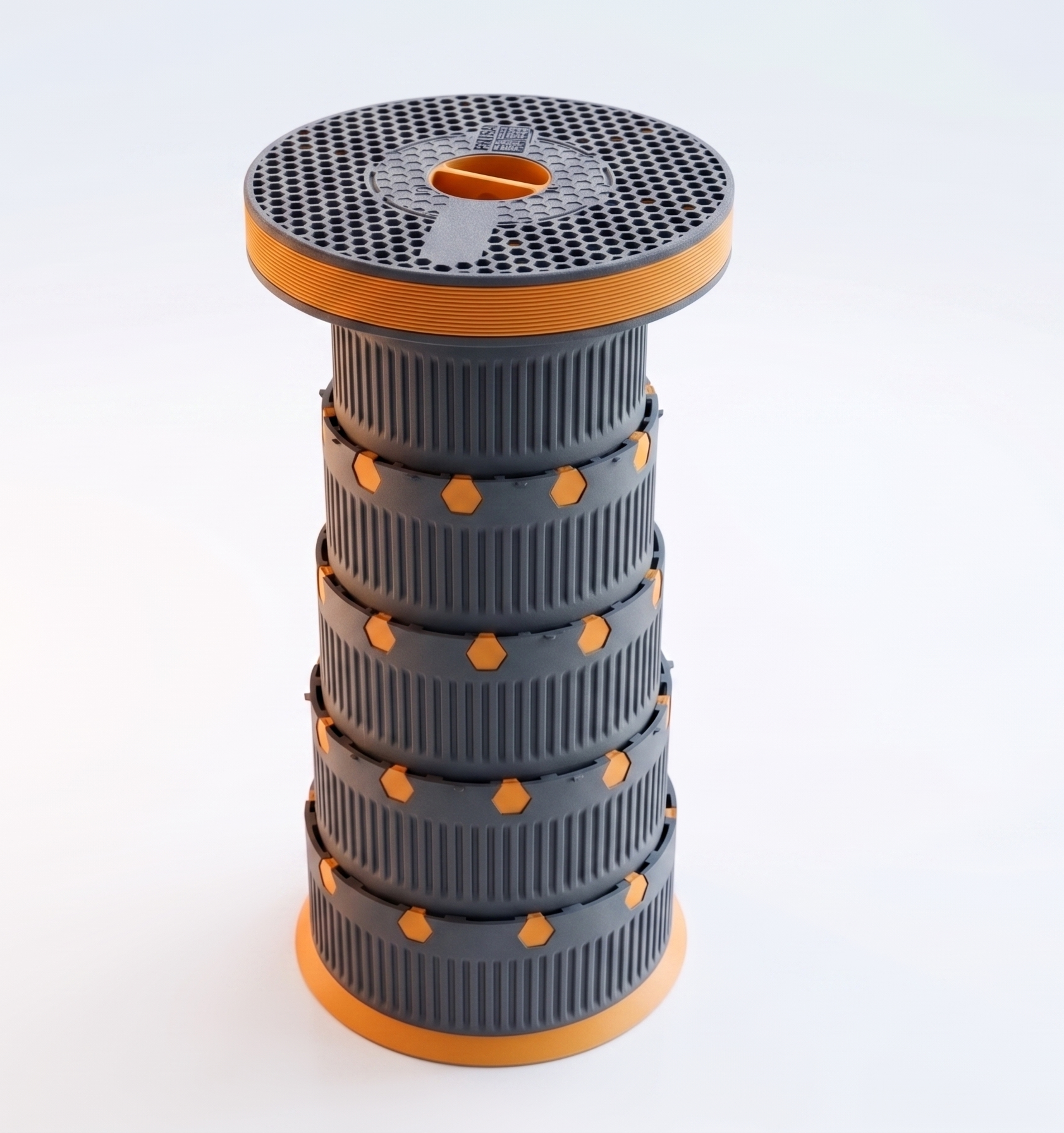 PrusaSpool Telescopic Stool (Load capacity: 95 kg+)