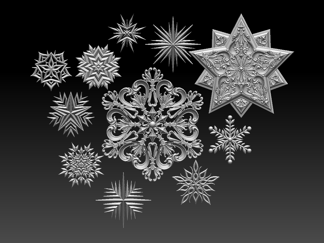 snowflakes star