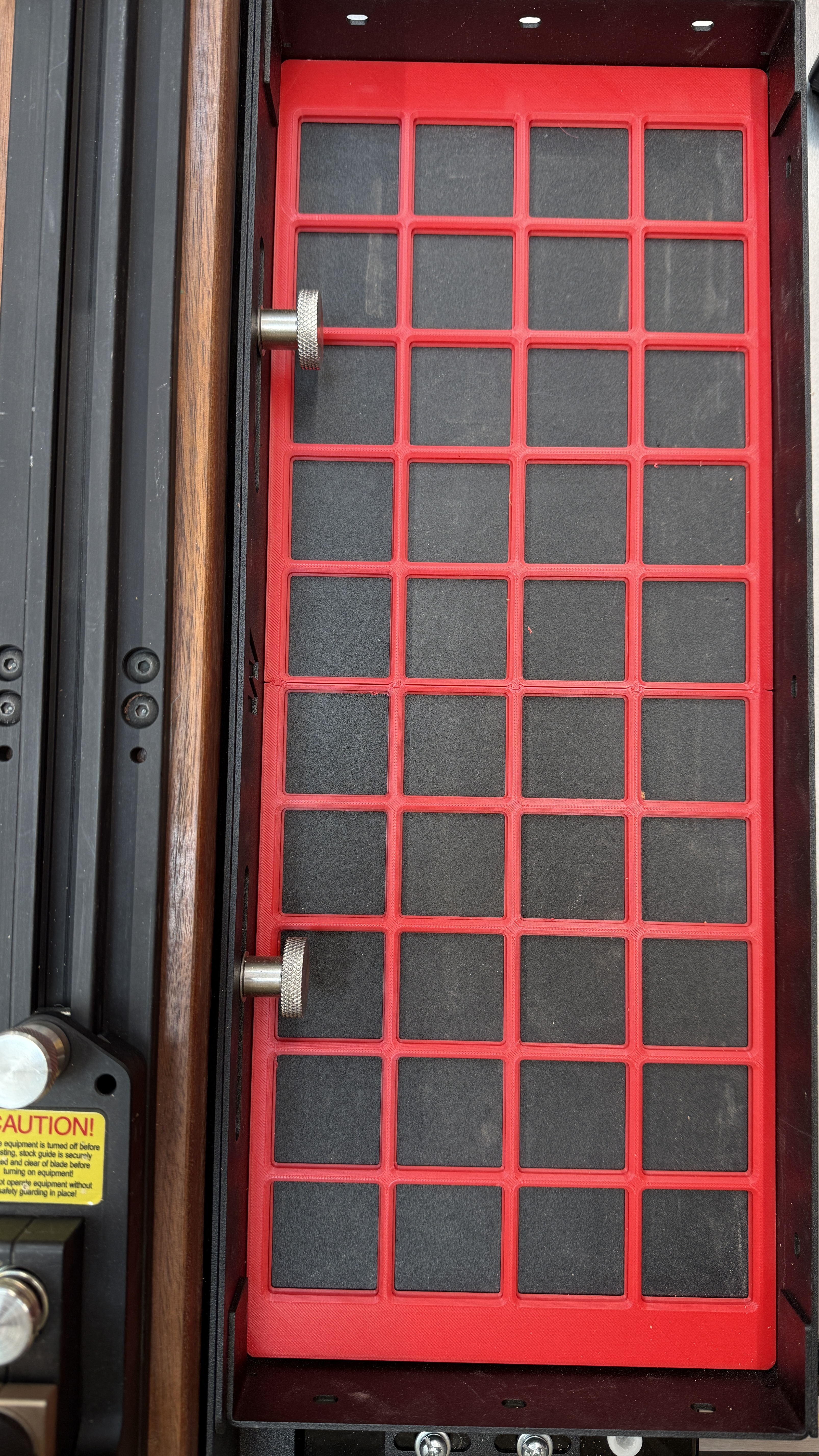 Woodpecker Versa-Fence Storage Tray (Gridfinity) & sample bins