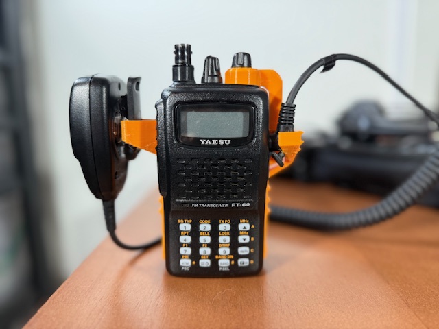 Yaesu FT-60R Mic/Headset Plug Retainer, Squelch Knob Saver, Battery Protector