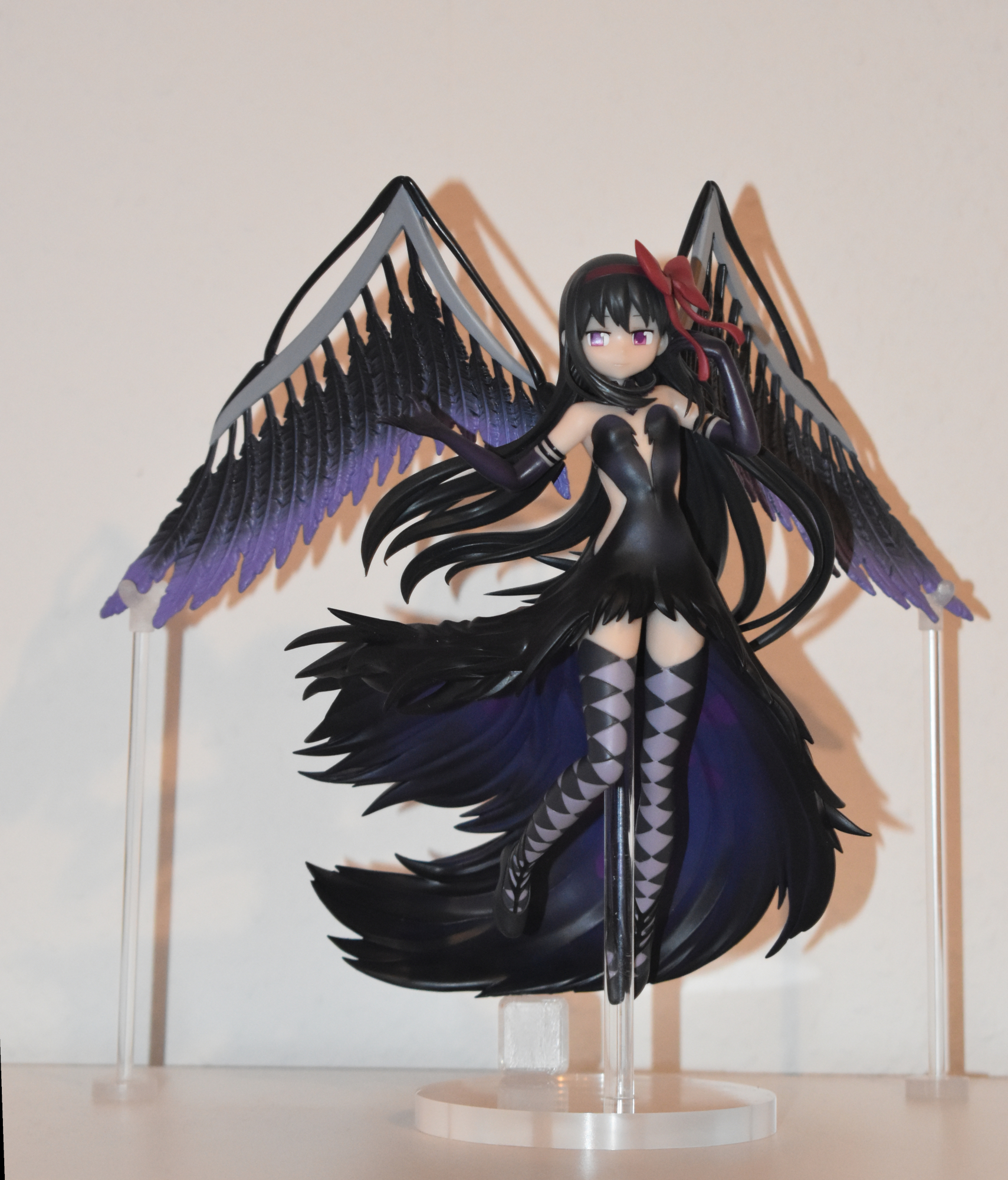 Replacement base and wing supports for Banpresto Evolve Akuma Homura