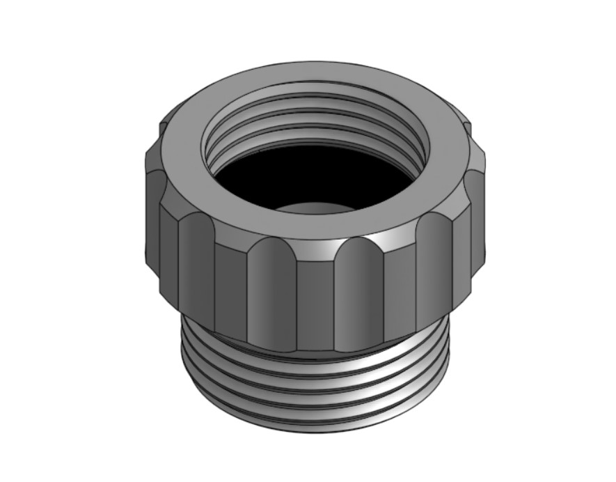 Garden tap hose adaptor 1/2" to 3/4"