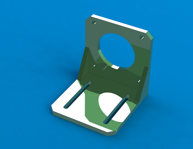 Adjustable Support for NEMA 23 Motor - STL File
