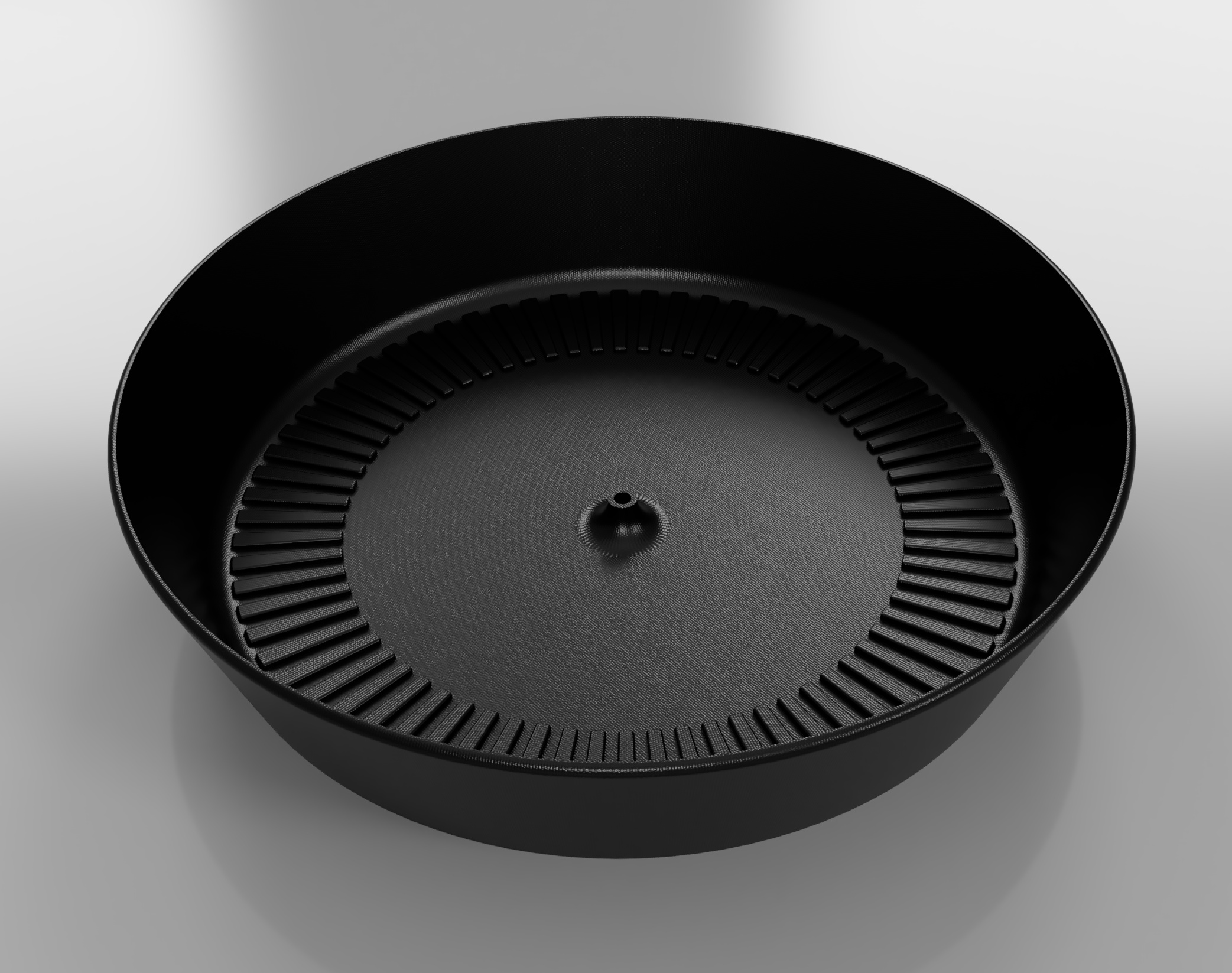 Flower pot saucer for big plants v4 (parametric)