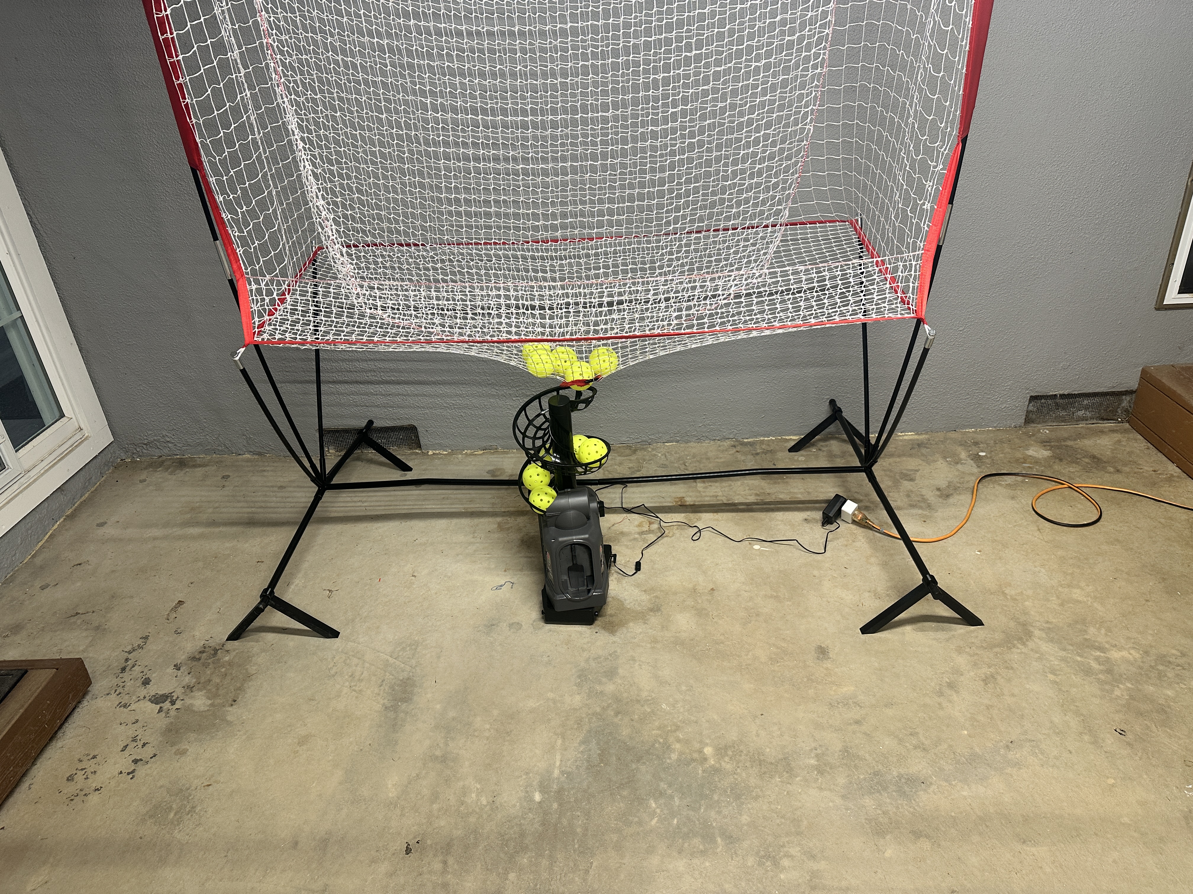 Feet to Raise Furlihong NT01 Pickleball, Baseball,Tennis Ball Recycling System Net