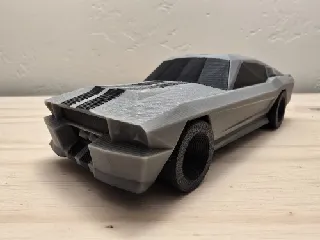 Low Poly 1967 Ford Mustang Shelby GT500