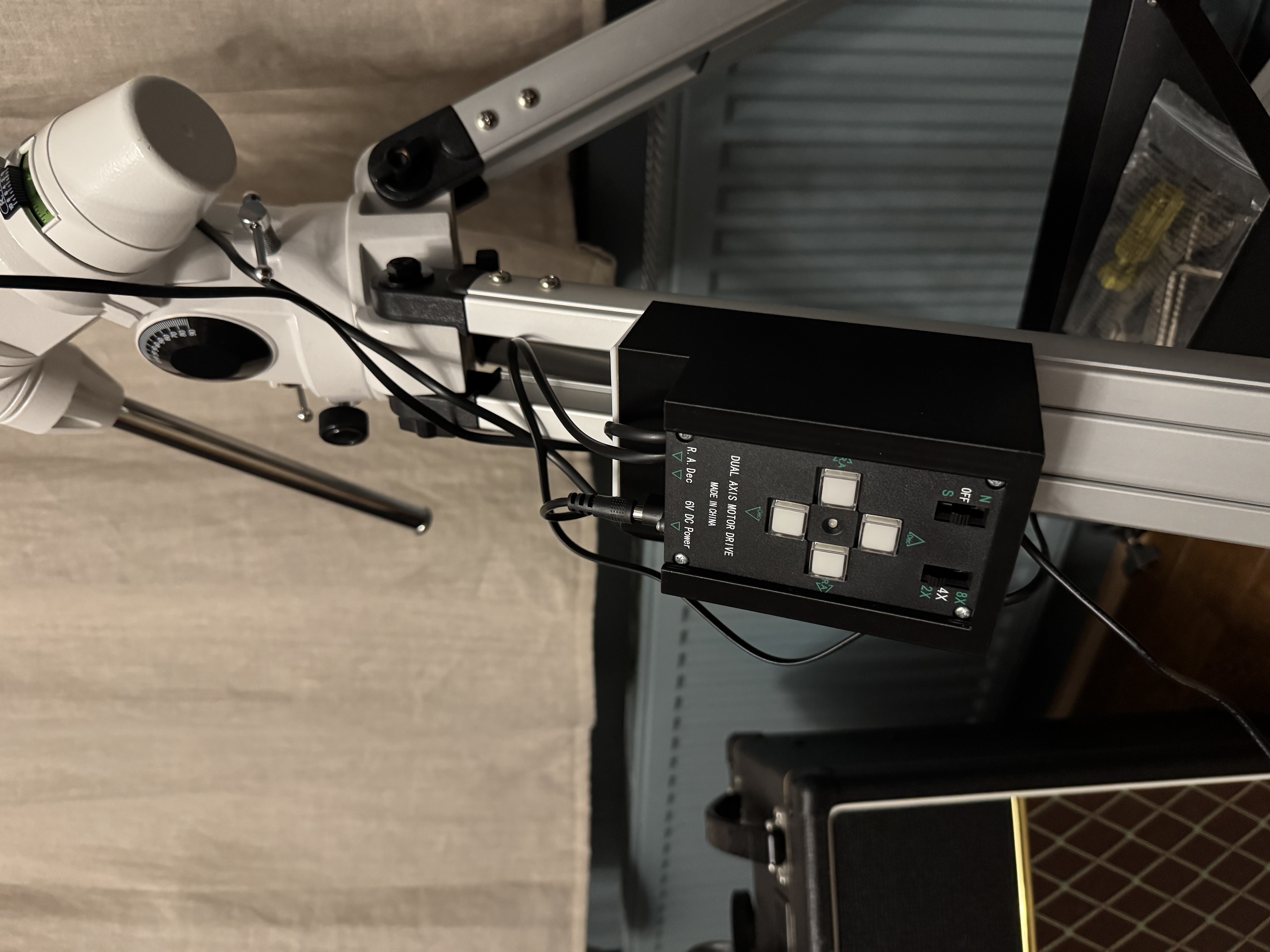 Sky Watcher EQ3-2 Dual Axis Motor Drive Battery & Handset Mount