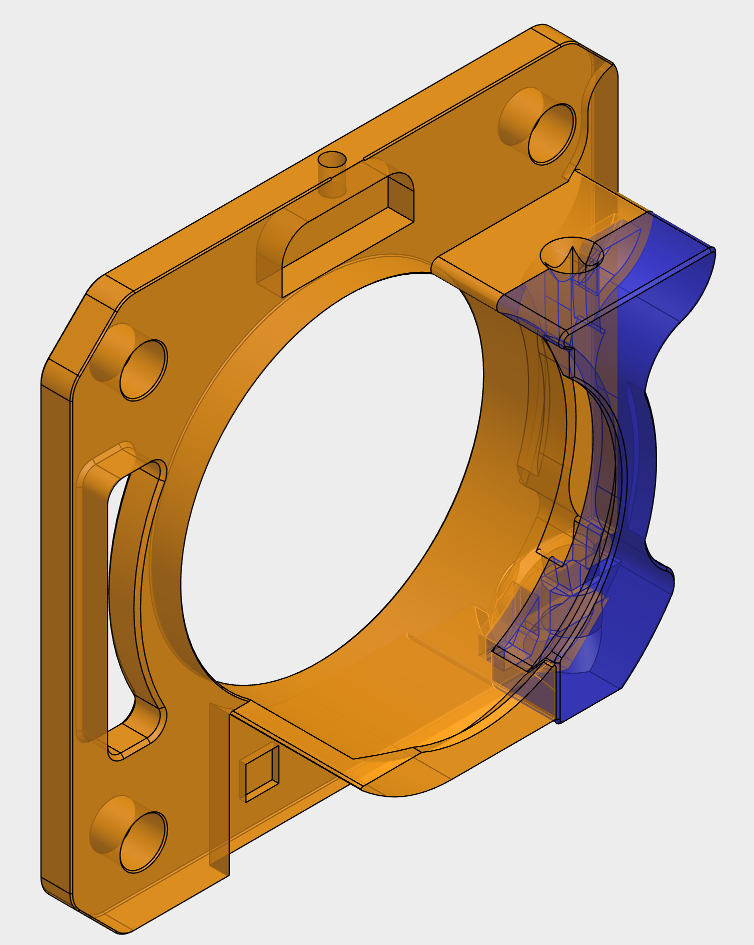 XL Nextruder Main Plate for Bogie Idler with Load Cell Protection