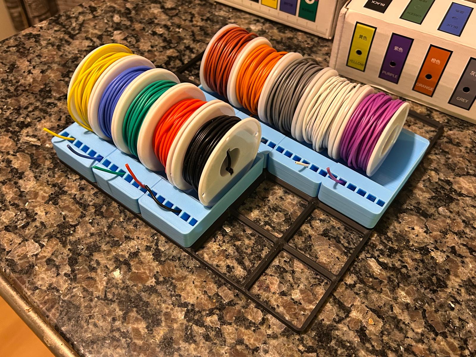 Miniatura 3 do modelo 3D Gridfinity Wire Spool Holder, Modular