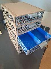 Stackable Gridfinity drawer and case
