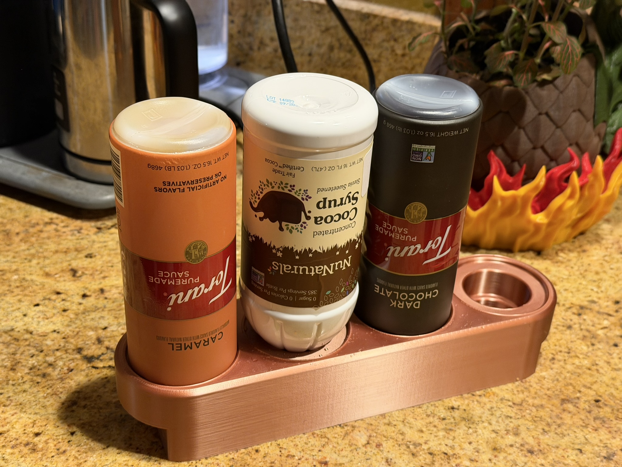 Torani and NuNaturals Syrup Holder