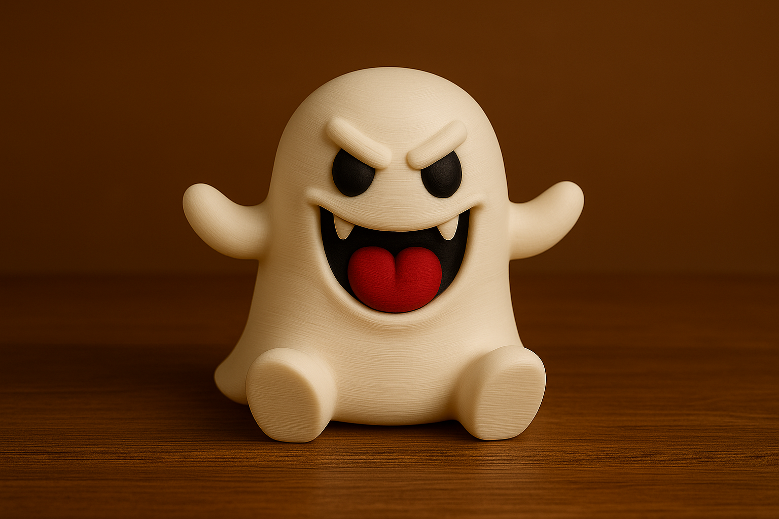Evil halloween ghost decoration