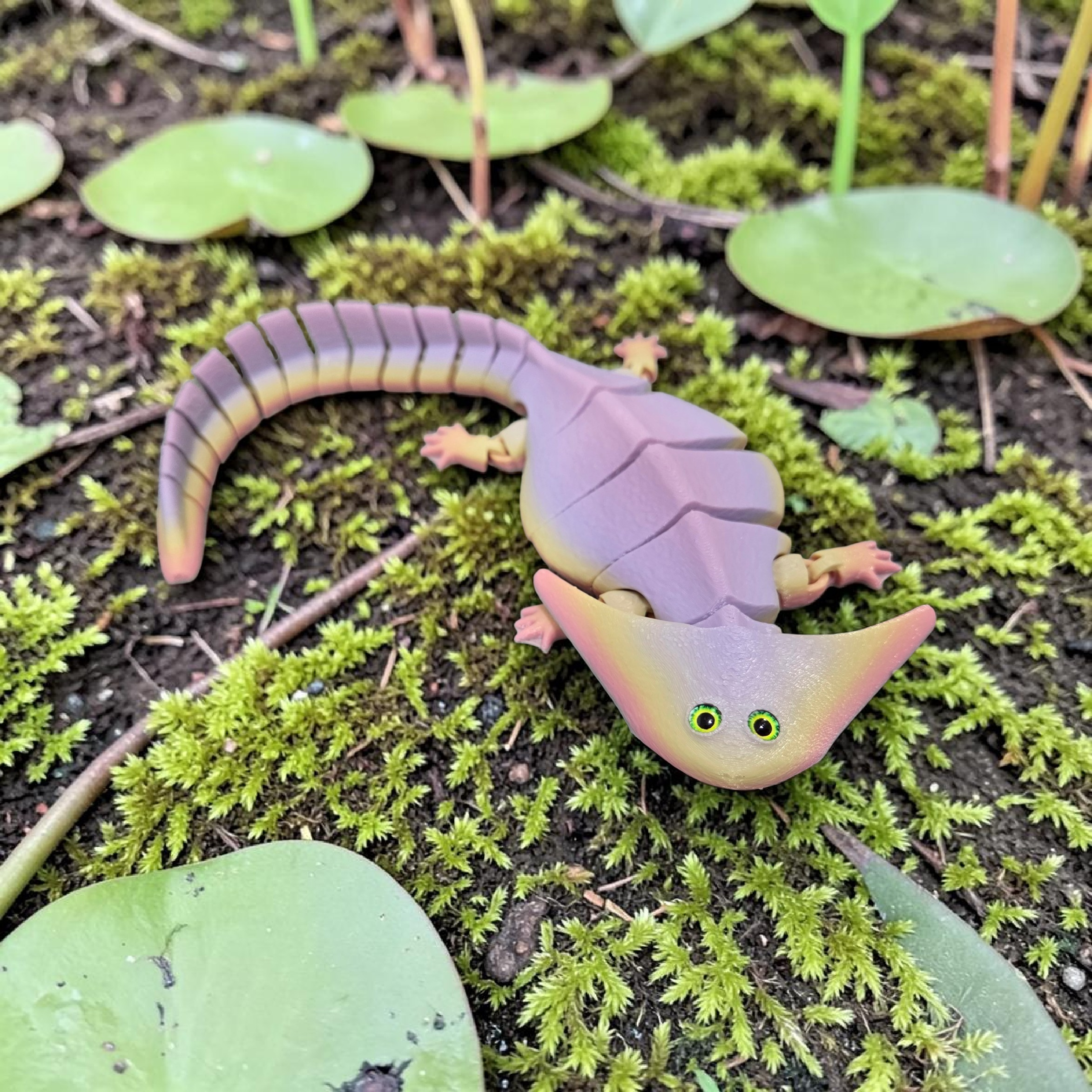 Flexi Diplocaulus - 6mm glass eye compatible