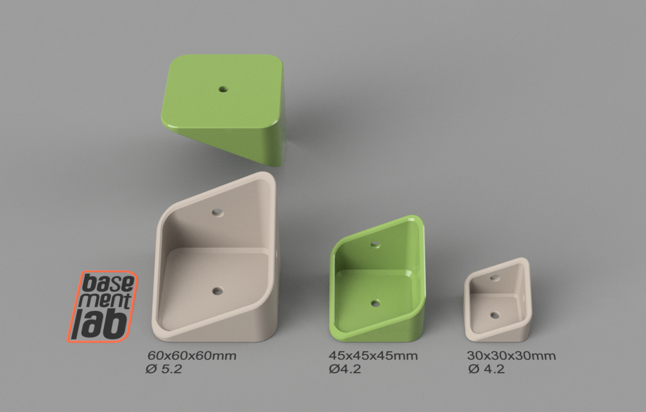 Miniatura 4 do modelo 3D Angle Bracket - Corner Braces - Staffe angolari
