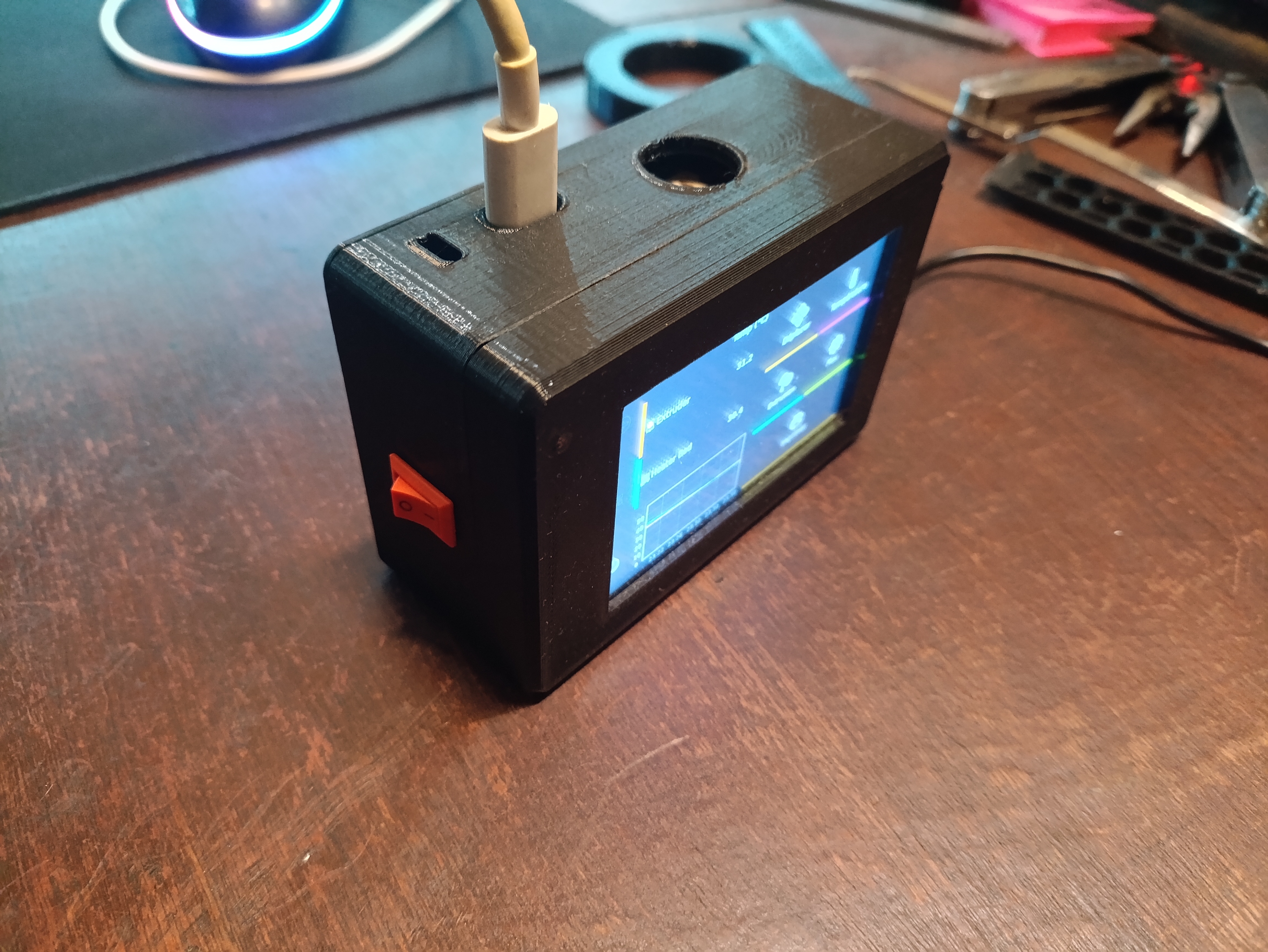 Boitier pour BTT pi v1.2 et son écran TFT35 spi v2.1