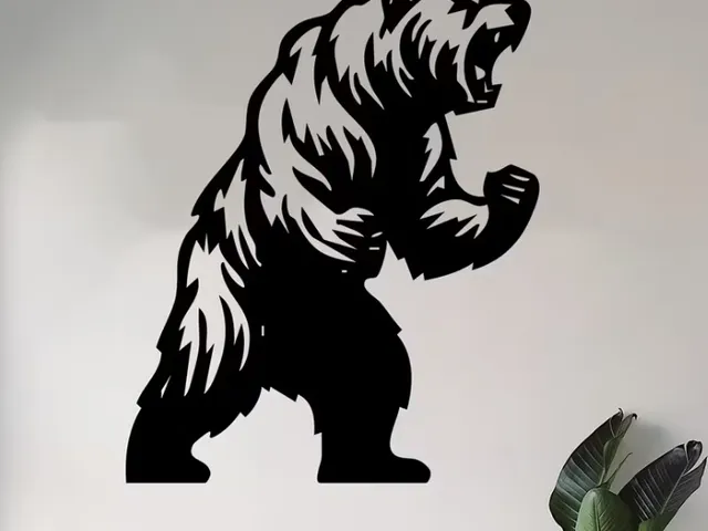 Fierce Bear Wall Art