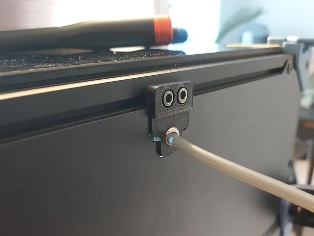Sovol Zero filament port steel ball guide