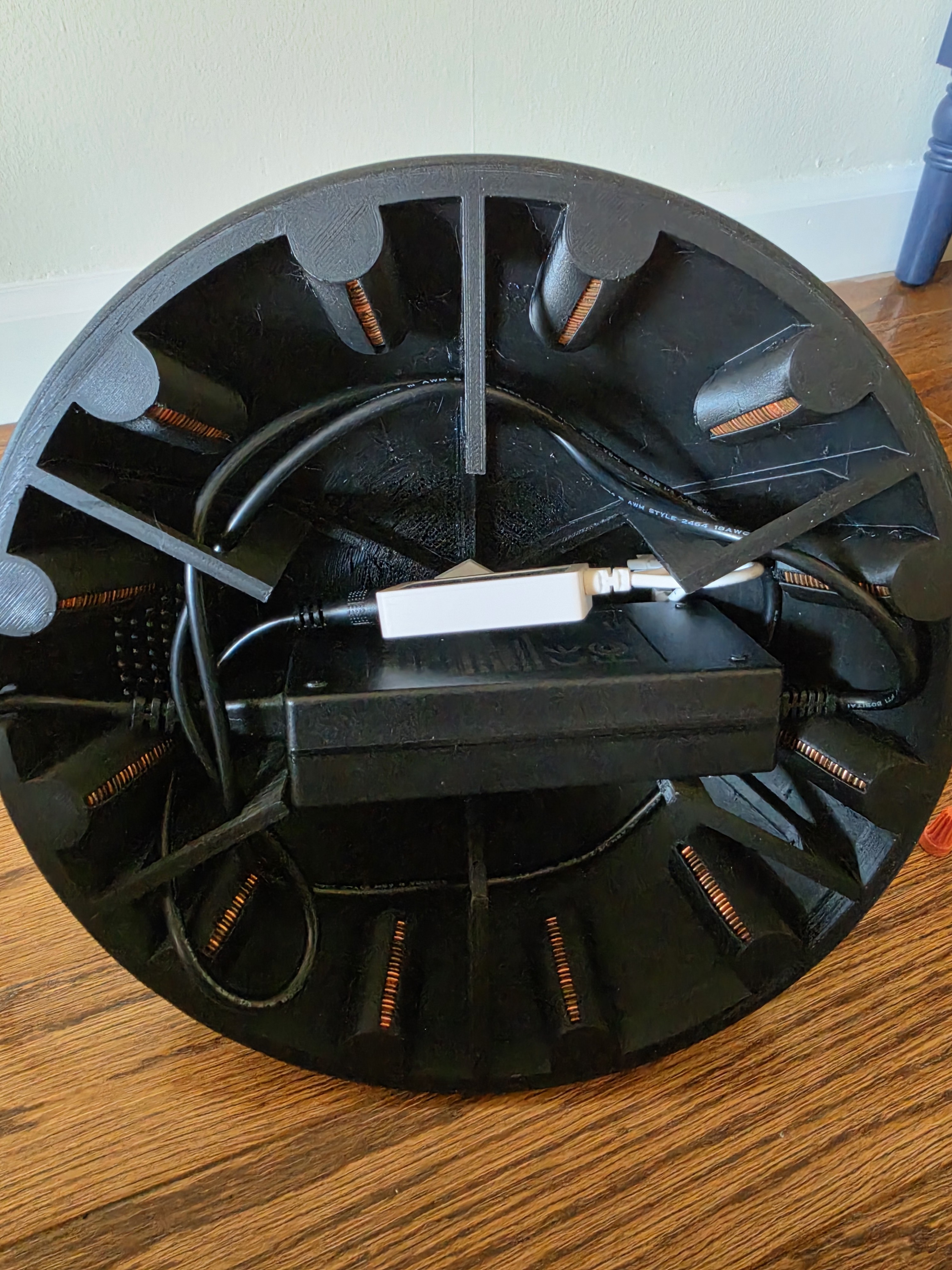 Extra large base for Modular 3D Printed Floor Lamp by GregDeanMann