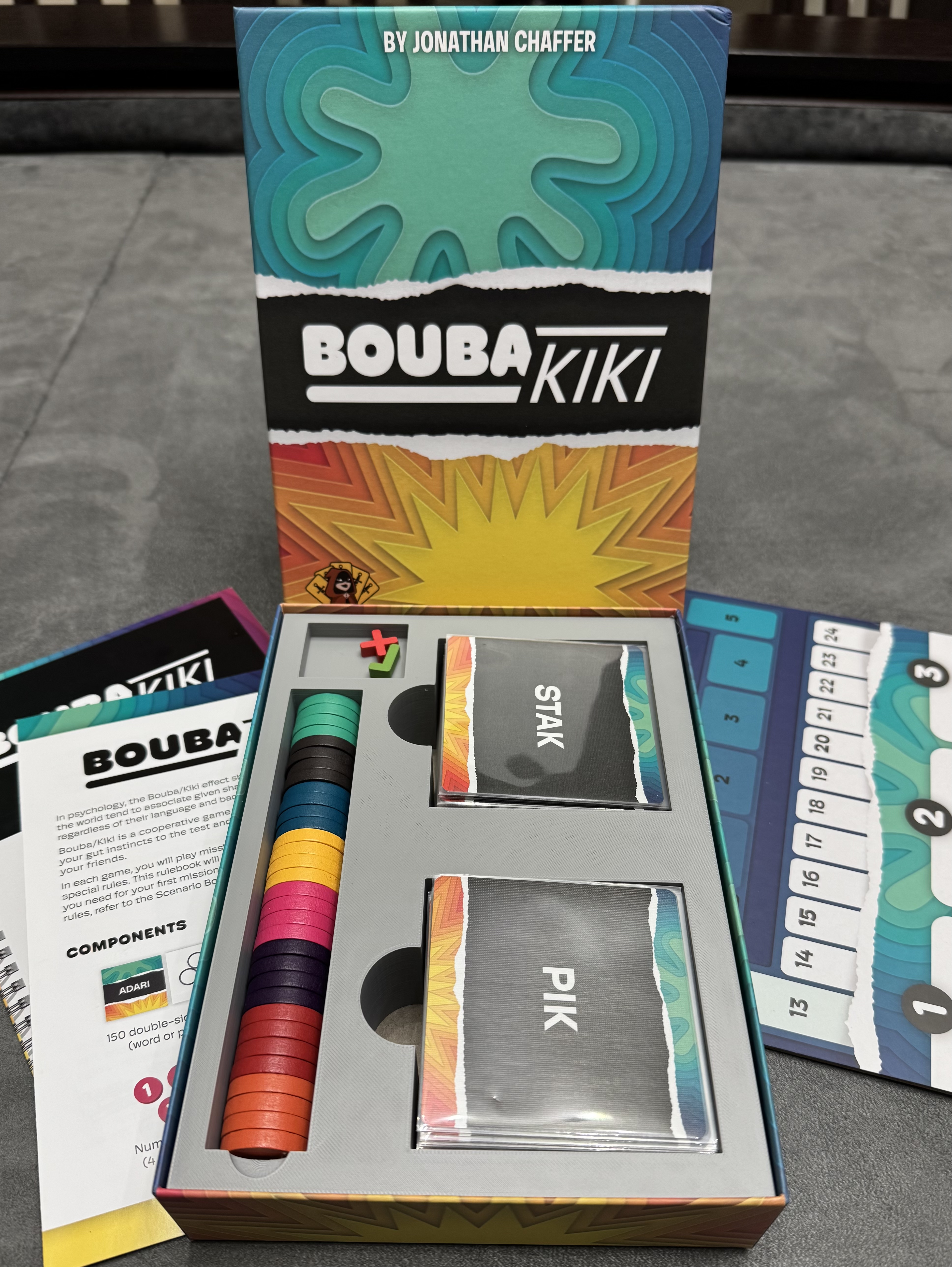 Bouba/Kiki Board Game Insert
