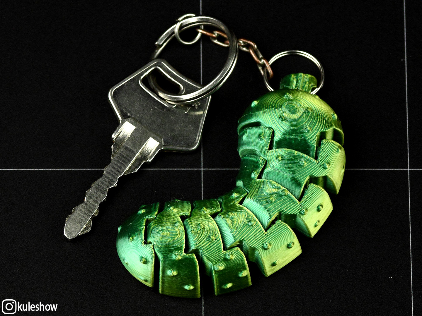 Flexible Pickle keychain