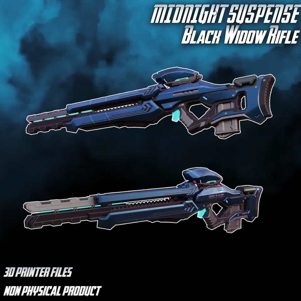【オリジ7】The Nobles / Black Widowガレージインスト Midnight Suspense Black Widow Rifle Marvel Rivals by Krotek-inc