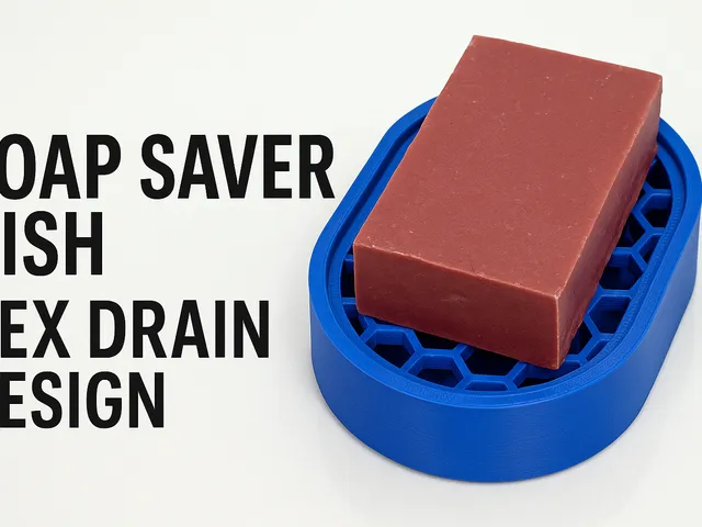 Soap Saver Dish – Hex Drain Design