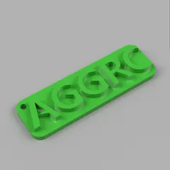 AGGRC Embossed Keychain