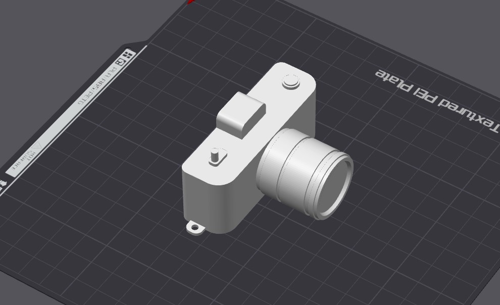 Retro Camera Keychain