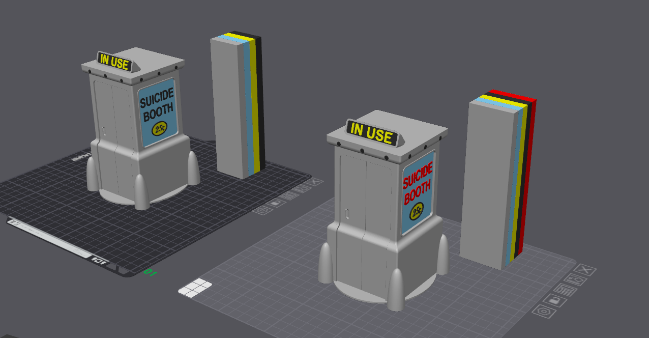 Suicide booth MultiColor
