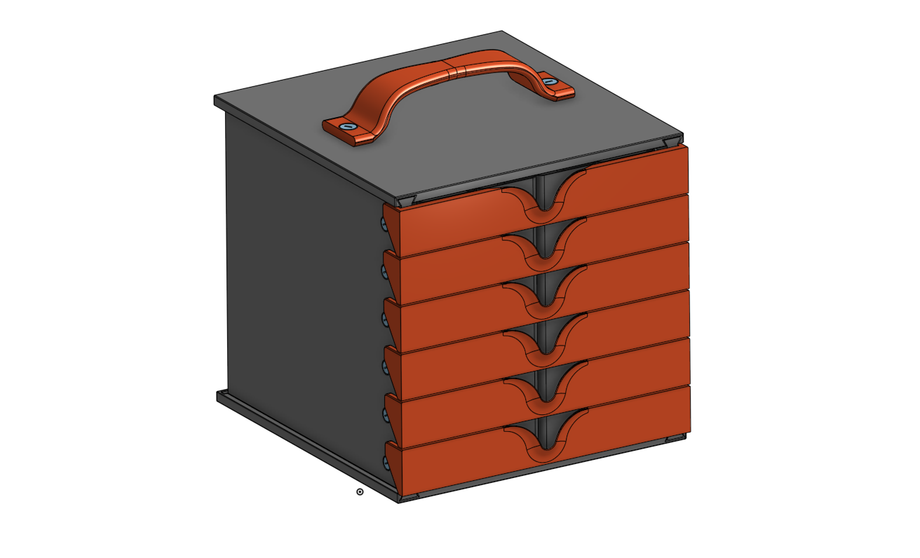 Miniatura 2 do modelo 3D GRIDFINITY DRAWER (NO HARDWARE NEEDED)