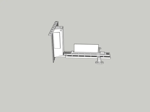 GPU Vertical Holder For PC Custom Loop (Bykski N-ICH5090DX3-X Block + BeQuiet! Light Base 900DX/FX Case)