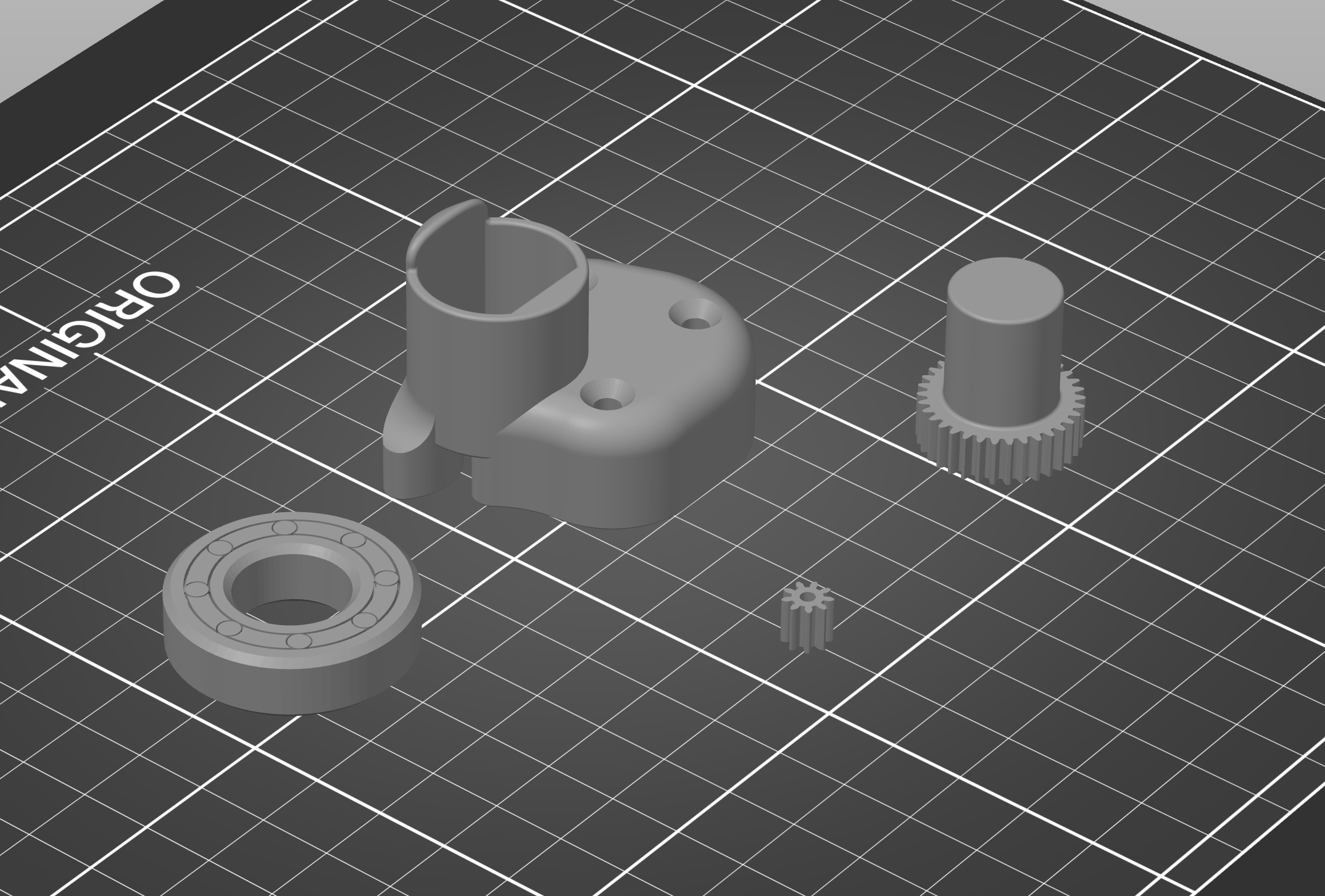 DC130 Motor Gearbox Housing – Modular, Remix-Friendly, Test Gears Included